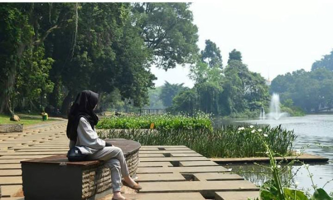 Ilustrasi liburan menikmati taman. [Istimewa]